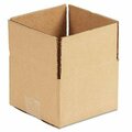 Coolcrafts BX6 Fixed-Depth Corrugated Shipping Boxes - Brown - 6in. x 6in. x 4in. CO3243765